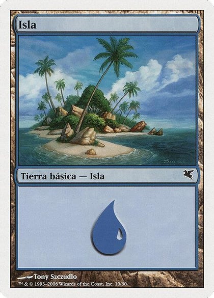 Island (Spanish) - "Isla" (H10), Magic Encyclopedia 2005 (Salvat/Hachette) H10
