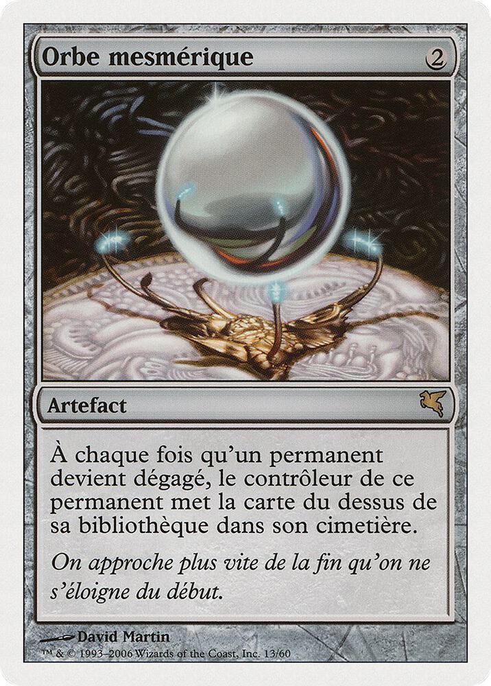 Mesmeric Orb (French)- "Orbe mesmérique", Magic Encyclopedia 2005 (Salvat/Hachette) H13