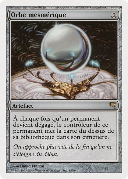 Mesmeric Orb (French)- "Orbe mesmérique", Magic Encyclopedia 2005 (Salvat/Hachette) H13