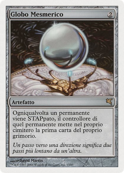 Mesmeric Orb (Italian)- "Globo Mesmerico", Magic Encyclopedia 2005 (Salvat/Hachette) H13