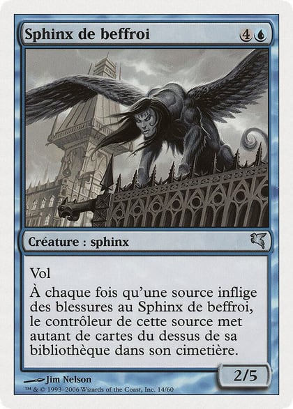 Belltower Sphinx (French) - "Sphinx de beffroi", Magic Encyclopedia 2005 (Salvat/Hachette) H14