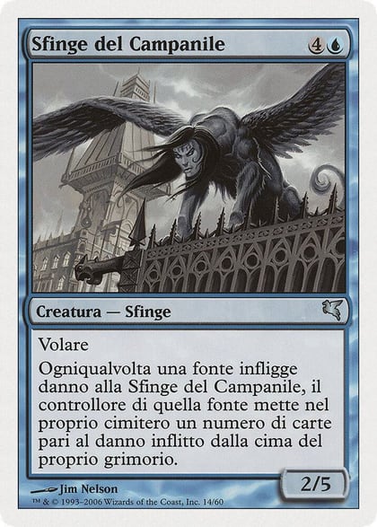 Belltower Sphinx (Italian) - "Sfinge del Campanile", Magic Encyclopedia 2005 (Salvat/Hachette) H14