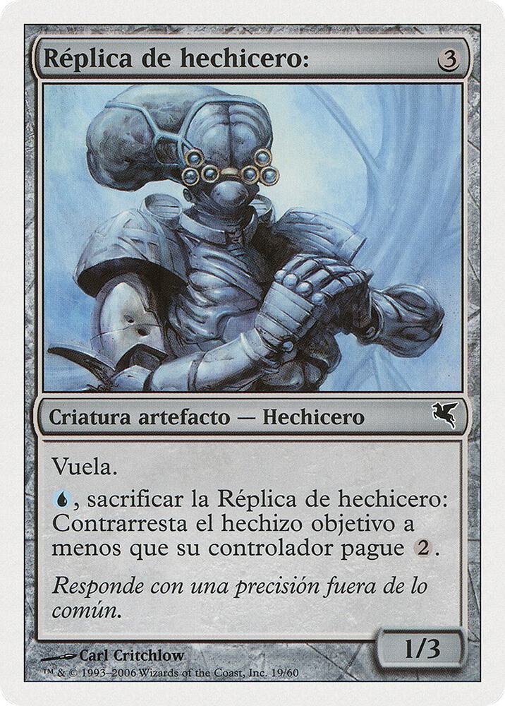 Wizard Replica (Spanish) - "Réplica del hechicero", Magic Encyclopedia 2005 (Salvat/Hachette) H19