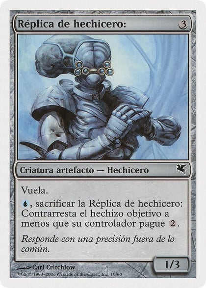 Wizard Replica (Spanish) - "Réplica del hechicero", Magic Encyclopedia 2005 (Salvat/Hachette) H19
