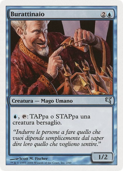 Puppeteer (Italian) - "Burattinaio", Magic Encyclopedia 2005 (Salvat/Hachette) H2