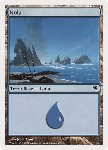 Island (Italian) - "Isola" (H20), Magic Encyclopedia 2005 (Salvat/Hachette) H20