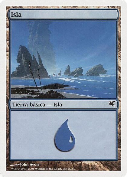 Island (Spanish) - "Isla" (H20), Magic Encyclopedia 2005 (Salvat/Hachette) H20