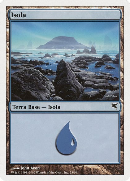 Island (Italian) - "Isola" (H23), Magic Encyclopedia 2005 (Salvat/Hachette) H23