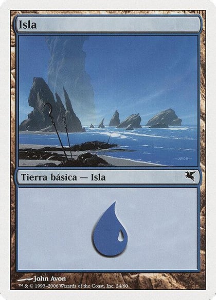 Island (Spanish) - "Isla" (H24), Magic Encyclopedia 2005 (Salvat/Hachette) H24