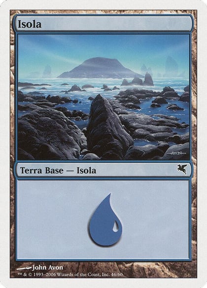 Island (Italian) - "Isola" (H46), Magic Encyclopedia 2005 (Salvat/Hachette) H46