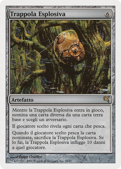 Booby Trap (Italian) - "Trappola Esplosiva", Magic Encyclopedia 2005 (Salvat/Hachette) H49
