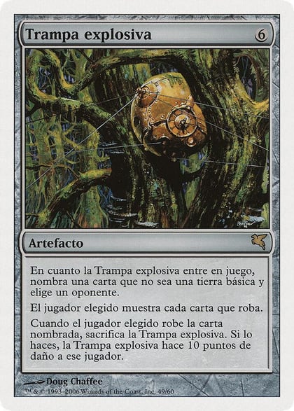 Booby Trap (Spanish) - "Trampa explosiva", Magic Encyclopedia 2005 (Salvat/Hachette) H49