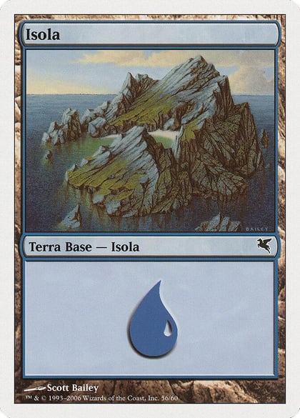 Island (Italian) - "Isola" (H56), Magic Encyclopedia 2005 (Salvat/Hachette) H56