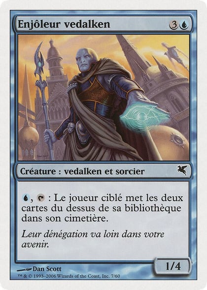 Vedalken Entrancer (French) - "Enjôleur vedalken", Magic Encyclopedia 2005 (Salvat/Hachette) H7