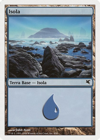 Island (Italian) - "Isola" (H8), Magic Encyclopedia 2005 (Salvat/Hachette) H8