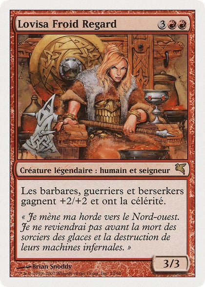 Lovisa Coldeyes (French) - "Lovisa Froid Regard", Magic Encyclopedia 2005 (Salvat/Hachette) I13