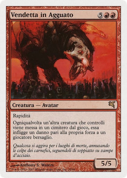 Stalking Vengeance (Italian) - "Vendetta in Agguato", Magic Encyclopedia 2005 (Salvat/Hachette) I25