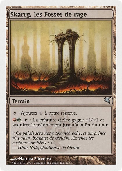 Skarrg, the Rage Pits (French) - "Skarrg, les Fosses de rage", Magic Encyclopedia 2005 (Salvat/Hachette) I28