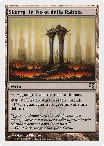 Skarrg, the Rage Pits (Italian) - "Skarrg, le Fosse della Rabbia", Magic Encyclopedia 2005 (Salvat/Hachette) I28