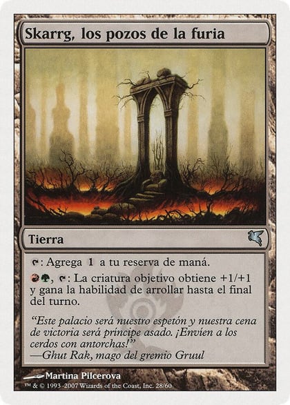 Skarrg, the Rage Pits (Spanish) - "Skarrg, los pozos de la furia", Magic Encyclopedia 2005 (Salvat/Hachette) I28