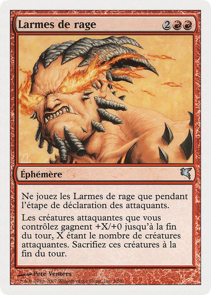 Tears of Rage (French) - "Larmes de rage", Magic Encyclopedia 2005 (Salvat/Hachette) I3