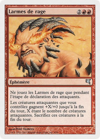 Tears of Rage (French) - "Larmes de rage", Magic Encyclopedia 2005 (Salvat/Hachette) I3