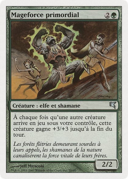 Primal Forcemage (French) - "Mageforce primordial", Magic Encyclopedia 2005 (Salvat/Hachette) I39