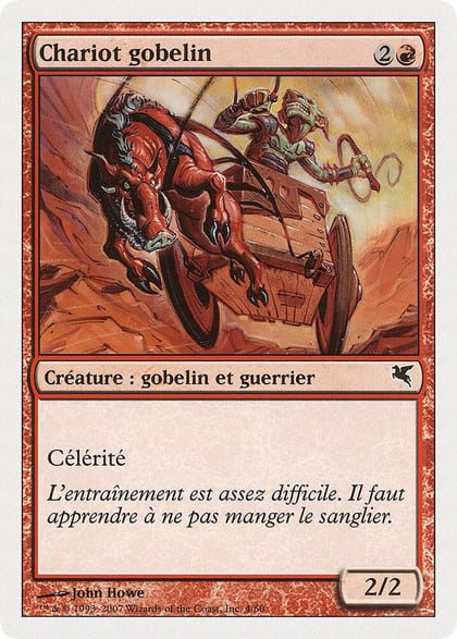 Goblin Chariot (French) - "Chariot gobelin", Magic Encyclopedia 2005 (Salvat/Hachette) I4