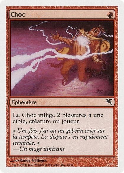 Shock (French) - "Choc", Magic Encyclopedia 2005 (Salvat/Hachette) I53