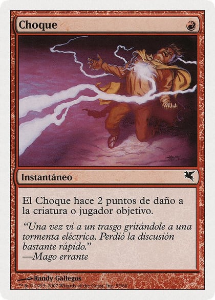 Shock (Spanish) - "Choque", Magic Encyclopedia 2005 (Salvat/Hachette) I53