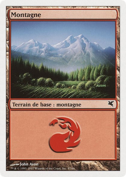 Mountain (French) - "Montagne" (I57), Magic Encyclopedia 2005 (Salvat/Hachette) I57