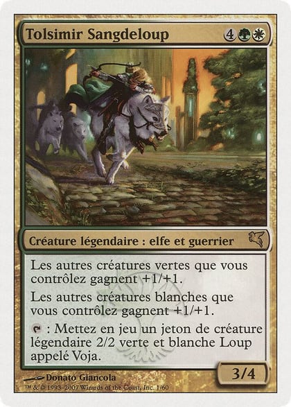 Tolsimir Wolfblood (French) - "Tolsimir Sangdeloup", Magic Encyclopedia 2005 (Salvat/Hachette) J1