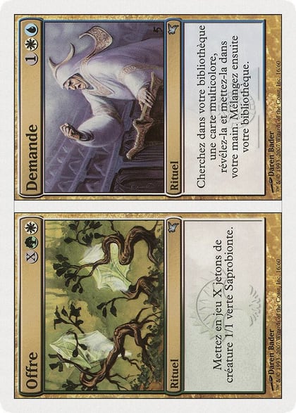 Supply // Demand (French) - "Offre // Demande" (J16), Magic Encyclopedia 2005 (Salvat/Hachette) J16