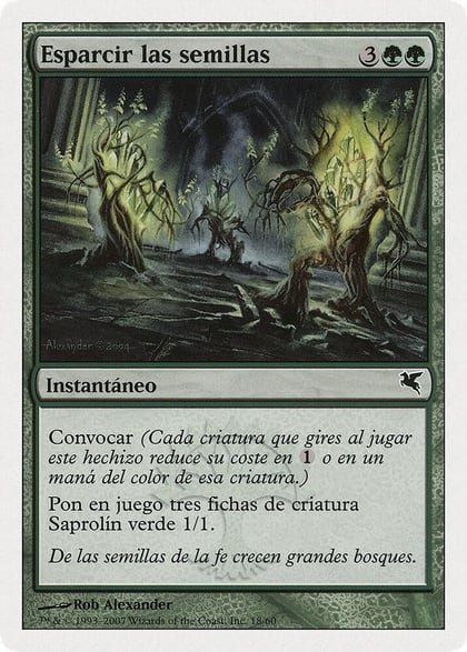 Scatter the Seeds (Spanish) - "Esparcir las semillas", Magic Encyclopedia 2005 (Salvat/Hachette) J18