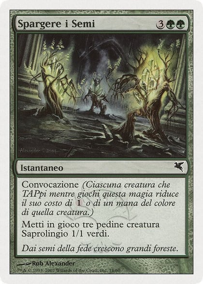 Scatter the Seeds (Italian) - "Spargere i Semi", Magic Encyclopedia 2005 (Salvat/Hachette) J18