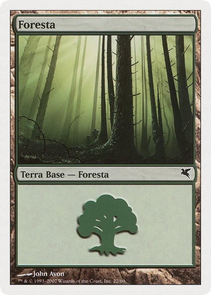 Forest (Italian) - "Foresta" (J22), Magic Encyclopedia 2005 (Salvat/Hachette) J22