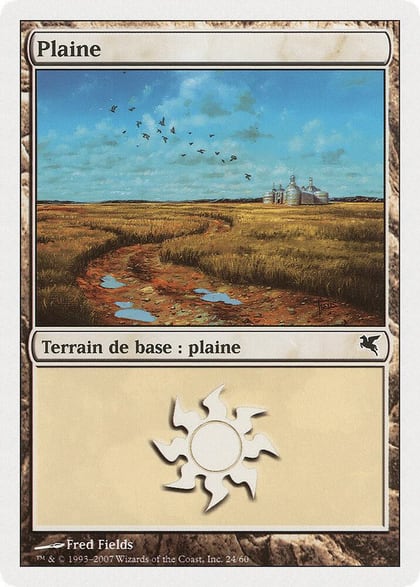 Plains (French) - "Plaine" (J24), Magic Encyclopedia 2005 (Salvat/Hachette) J24
