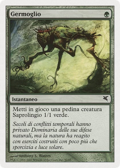 Sprout (Italian) - "Germoglio" (J30), Magic Encyclopedia 2005 (Salvat/Hachette) J30