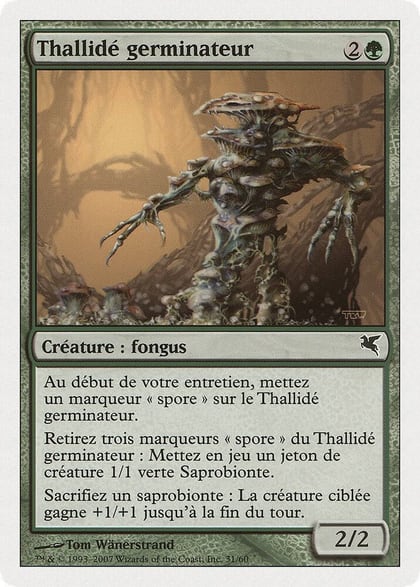 Thallid Germinator (French) - "Thallide germinateur" (J31), Magic Encyclopedia 2005 (Salvat/Hachette) J31
