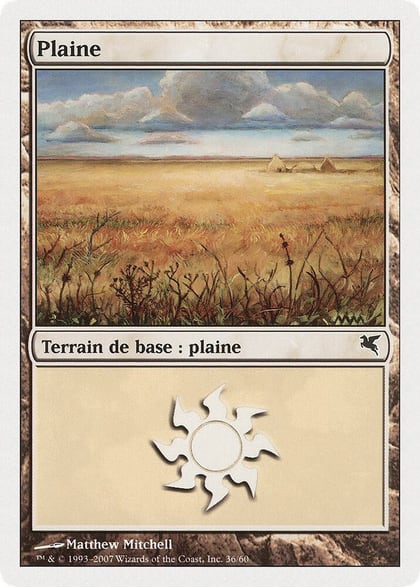 Plains (French) - "Plaine" (J36), Magic Encyclopedia 2005 (Salvat/Hachette) J36