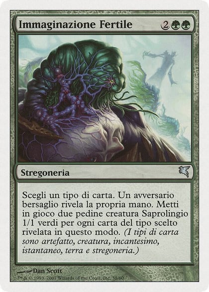 Fertile Imagination (Italian) - "Immaginazione Fertile" (J38), Magic Encyclopedia 2005 (Salvat/Hachette) J38