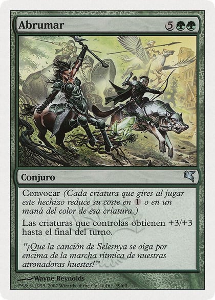 Overwhelm (Spanish) - "Abrumar", Magic Encyclopedia 2005 (Salvat/Hachette) J39