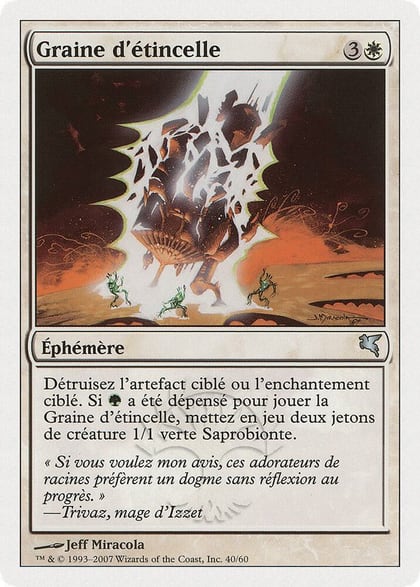 Seed Spark (French) - "Graine d'etincelle", Magic Encyclopedia 2005 (Salvat/Hachette) J40