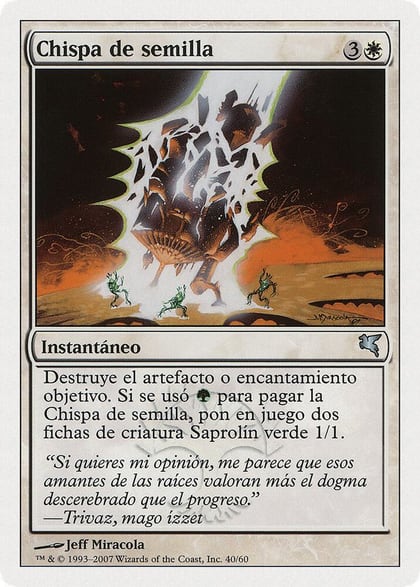 Seed Spark (Spanish) - "Chispa de semilla", Magic Encyclopedia 2005 (Salvat/Hachette) J40