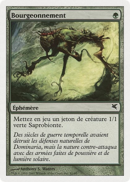 Sprout (French) - "Bourgeonnement" (J41), Magic Encyclopedia 2005 (Salvat/Hachette) J41