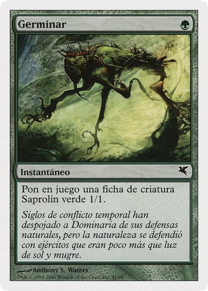 Sprout (Spanish) - "Germinar" (J41), Magic Encyclopedia 2005 (Salvat/Hachette) J41