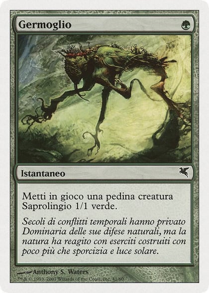 Sprout (Italian) - "Germoglio" (J41), Magic Encyclopedia 2005 (Salvat/Hachette) J41