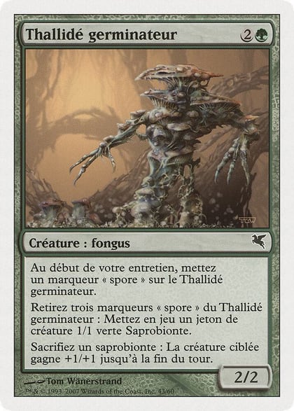 Thallid Germinator (French) - "Thallide germinateur" (J43), Magic Encyclopedia 2005 (Salvat/Hachette) J43