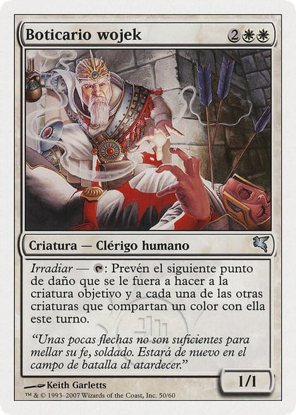 Wojek Apothecary (Spanish) - "Boticario wojek", Magic Encyclopedia 2005 (Salvat/Hachette) J50