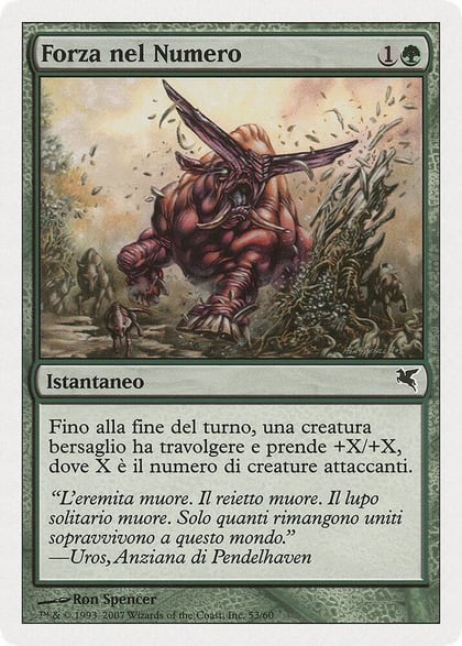 Strength in Numbers (Italian) - "Forza nel Numero" (J53), Magic Encyclopedia 2005 (Salvat/Hachette) J53